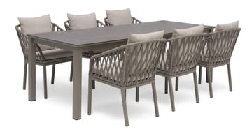 Hillerstorp Jet Set spisestol 2-pakning - Beige - Hagemøbler & utemiljø - Balkong & terrasse - Balkongmøbler - Balkongstoler
