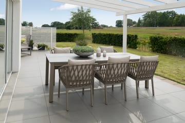 Hillerstorp Jet Set spisestol 2-pakning - Beige - Hagemøbler & utemiljø - Balkong & terrasse - Balkongmøbler - Balkongstoler