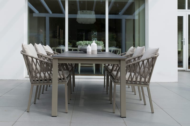Hillerstorp Jet Set spisestol 2-pakning - Beige - Hagemøbler & utemiljø - Balkong & terrasse - Balkongmøbler - Balkongstoler