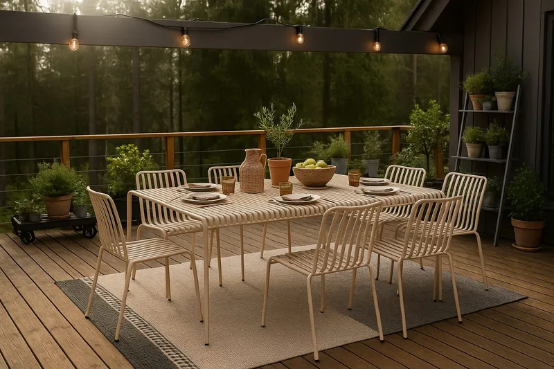 Jarva Spisestol - Beige - Hagemøbler & utemiljø - Balkong & terrasse - Balkongmøbler - Balkongstoler