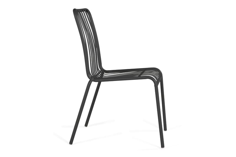 Jarva Spisestol Utendørs - Svart - Hagemøbler & utemiljø - Balkong & terrasse - Balkongmøbler - Balkongstoler