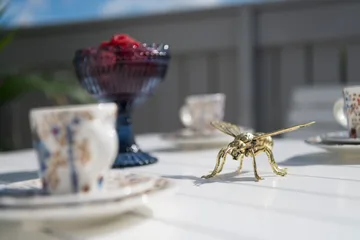 Kafébord Hillerstorp Åre Hvit 95 x 72 cm - Hvit - Hagemøbler & utemiljø - Balkong & terrasse - Balkongmøbler - Balkongbord