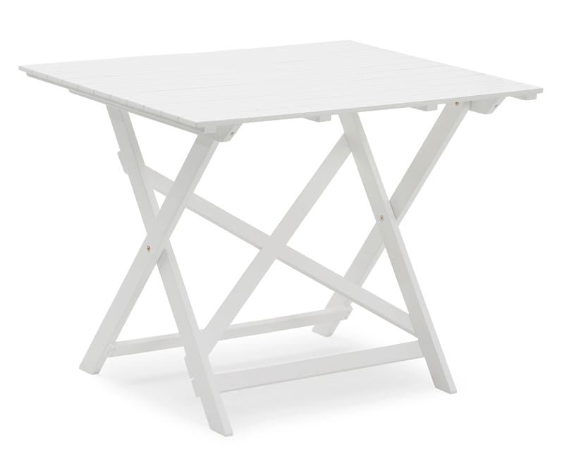 Kafébord Hillerstorp Åre Hvit 95 x 72 cm, Hvit