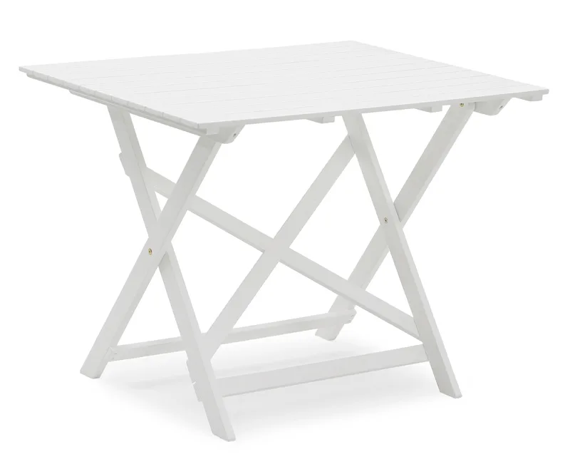 Kafébord Hillerstorp Åre Hvit 95 x 72 cm, Hvit