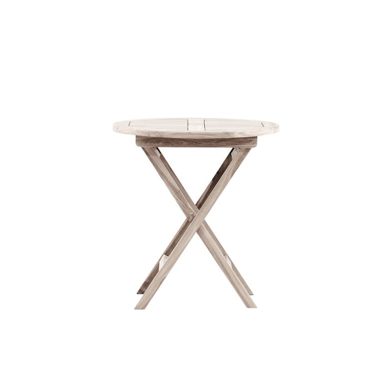 Kenya Cafébord 70 cm - Hvitlasert - Hagemøbler & utemiljø - Balkong & terrasse - Balkongmøbler - Balkongbord