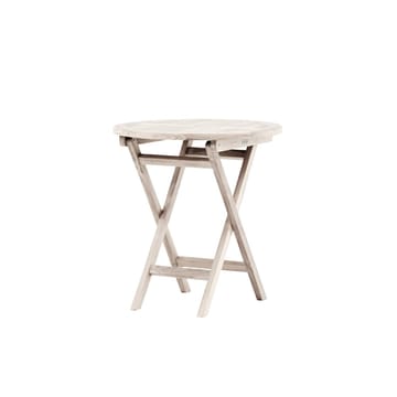 Kenya Cafébord 70 cm - Hvitlasert - Hagemøbler & utemiljø - Balkong & terrasse - Balkongmøbler - Balkongbord