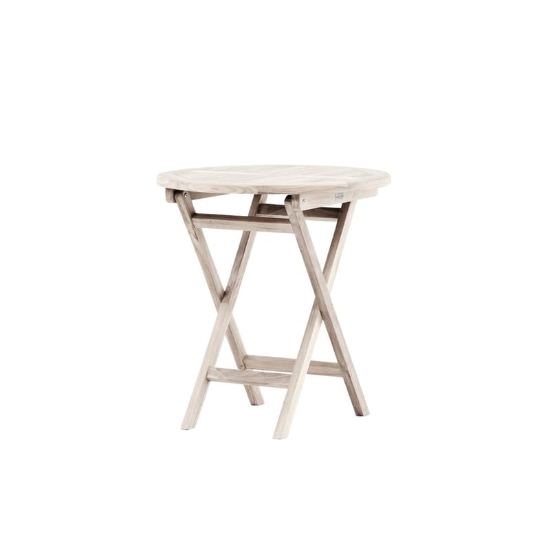 Kenya Cafébord 70 cm - Hvitlasert - Hagemøbler & utemiljø - Balkong & terrasse - Balkongmøbler - Balkongbord