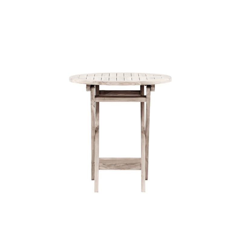 Kenya Cafébord 70 cm - Hvitlasert - Hagemøbler & utemiljø - Balkong & terrasse - Balkongmøbler - Balkongbord