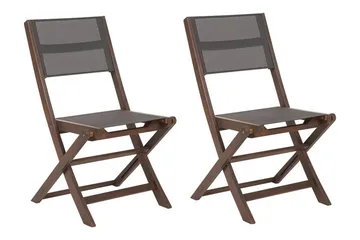 Kettelle Klappstol Utendørs 57x50x90 cm - Mørk Brun/Grå - Hagemøbler & utemiljø - Balkong & terrasse - Balkongmøbler - Balkongstoler