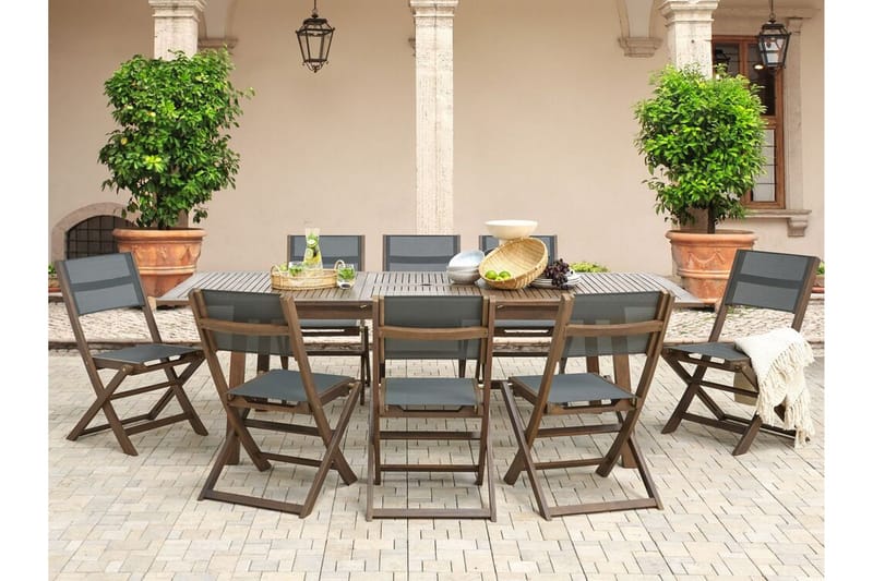 Kettelle Klappstol Utendørs 57x50x90 cm - Mørk Brun/Grå - Hagemøbler & utemiljø - Balkong & terrasse - Balkongmøbler - Balkongstoler