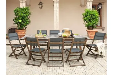 Kettelle Klappstol Utendørs 57x50x90 cm - Mørk Brun/Grå - Hagemøbler & utemiljø - Balkong & terrasse - Balkongmøbler - Balkongstoler