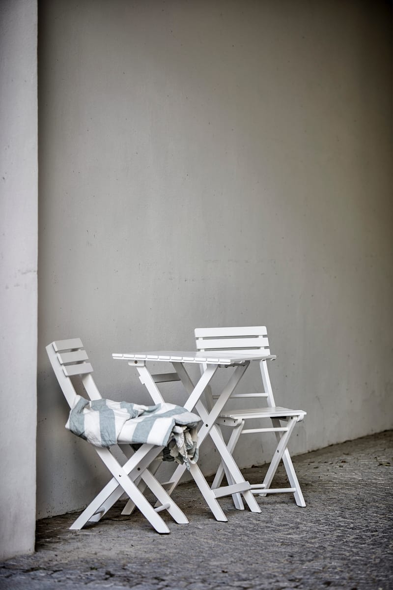 Klappstol Hillerstorp Åre 2-pakning - Hvit - Hagemøbler & utemiljø - Balkong & terrasse - Balkongmøbler - Balkongstoler