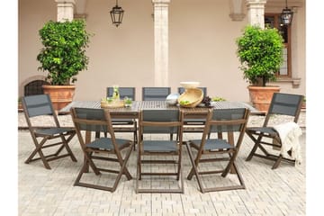 Klapstol Utendørs Kettelle 57x50x90 cm - Mørk Brun/Grå - Hagemøbler & utemiljø - Balkong & terrasse - Balkongmøbler - Balkongstoler