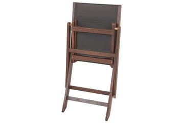 Klapstol Utendørs Kettelle 57x50x90 cm - Mørk Brun/Grå - Hagemøbler & utemiljø - Balkong & terrasse - Balkongmøbler - Balkongstoler
