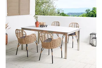 Leamington Lenestol - Natur/Beige/Grå/Sort - Hagemøbler & utemiljø - Balkong & terrasse - Balkongmøbler - Balkongstoler