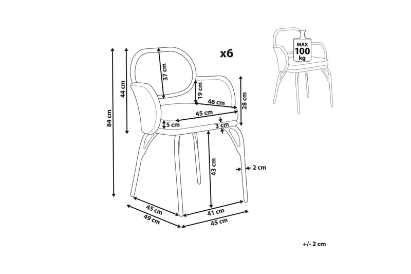 Leamington Lenestol - Natur/Beige/Grå/Sort - Hagemøbler & utemiljø - Balkong & terrasse - Balkongmøbler - Balkongstoler