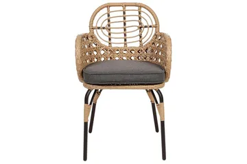 Leamington Lenestol - Natur/Beige/Grå/Sort - Hagemøbler & utemiljø - Balkong & terrasse - Balkongmøbler - Balkongstoler