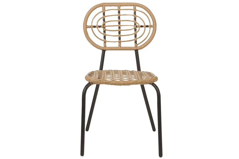 Leamington Spisestol Utendørs - Natur/Beige/Sort - Hagemøbler & utemiljø - Balkong & terrasse - Balkongmøbler - Balkongstoler