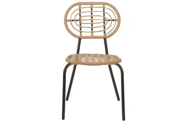 Leamington Spisestol Utendørs - Natur/Beige/Sort - Hagemøbler & utemiljø - Balkong & terrasse - Balkongmøbler - Balkongstoler