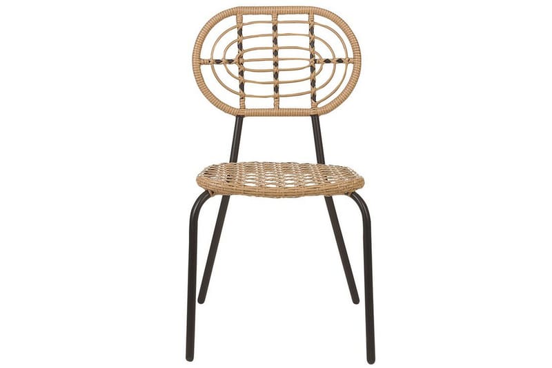 Leamington Spisestol Utendørs - Natur/Beige/Sort - Hagemøbler & utemiljø - Balkong & terrasse - Balkongmøbler - Balkongstoler
