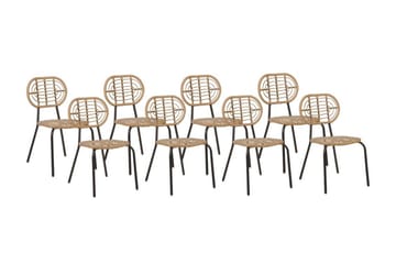 Leamington Spisestol Utendørs - Natur/Beige/Sort - Hagemøbler & utemiljø - Balkong & terrasse - Balkongmøbler - Balkongstoler