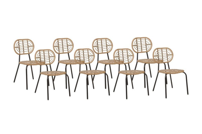 Leamington Spisestol Utendørs - Natur/Beige/Sort - Hagemøbler & utemiljø - Balkong & terrasse - Balkongmøbler - Balkongstoler