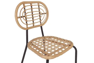 Leamington Spisestol Utendørs - Natur/Beige/Sort - Hagemøbler & utemiljø - Balkong & terrasse - Balkongmøbler - Balkongstoler