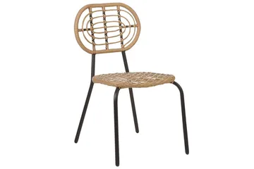 Leamington Spisestol Utendørs - Natur/Beige/Sort - Hagemøbler & utemiljø - Balkong & terrasse - Balkongmøbler - Balkongstoler