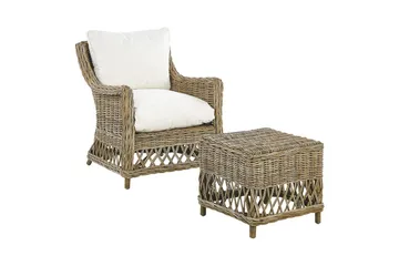 Lenestolsett, 2 stk Ribolla - Hagemøbler & utemiljø - Balkong & terrasse - Balkongmøbler - Balkongstoler