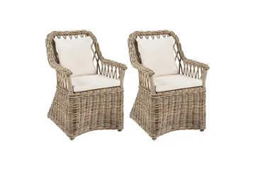 Lenestolsett for 2 Maros II - Hagemøbler & utemiljø - Balkong & terrasse - Balkongmøbler - Balkongstoler