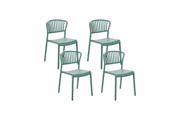 Leverano Spisestol Utendørs - Grønn - Hagemøbler & utemiljø - Balkong & terrasse - Balkongmøbler - Balkongstoler