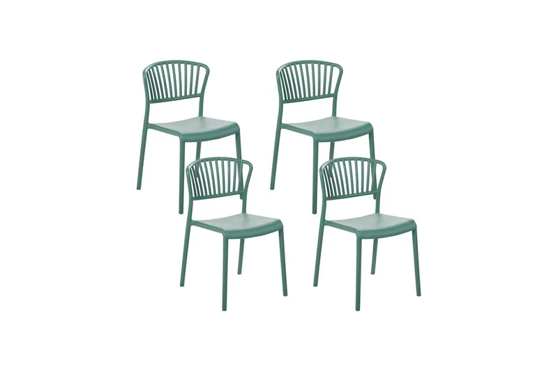 Leverano Spisestol Utendørs - Grønn - Hagemøbler & utemiljø - Balkong & terrasse - Balkongmøbler - Balkongstoler