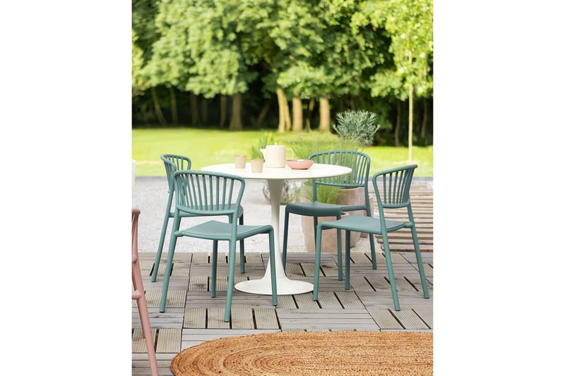 Leverano Spisestol Utendørs - Grønn - Hagemøbler & utemiljø - Balkong & terrasse - Balkongmøbler - Balkongstoler