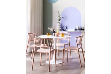 Leverano Spisestol Utendørs - Rosa - Hagemøbler & utemiljø - Balkong & terrasse - Balkongmøbler - Balkongstoler