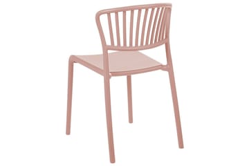 Leverano Spisestol Utendørs - Rosa - Hagemøbler & utemiljø - Balkong & terrasse - Balkongmøbler - Balkongstoler