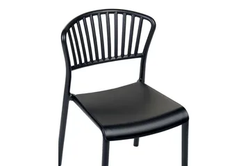 Leverano Spisestol Utendørs - Svart - Hagemøbler & utemiljø - Balkong & terrasse - Balkongmøbler - Balkongstoler