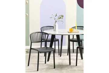 Leverano Spisestol Utendørs - Svart - Hagemøbler & utemiljø - Balkong & terrasse - Balkongmøbler - Balkongstoler