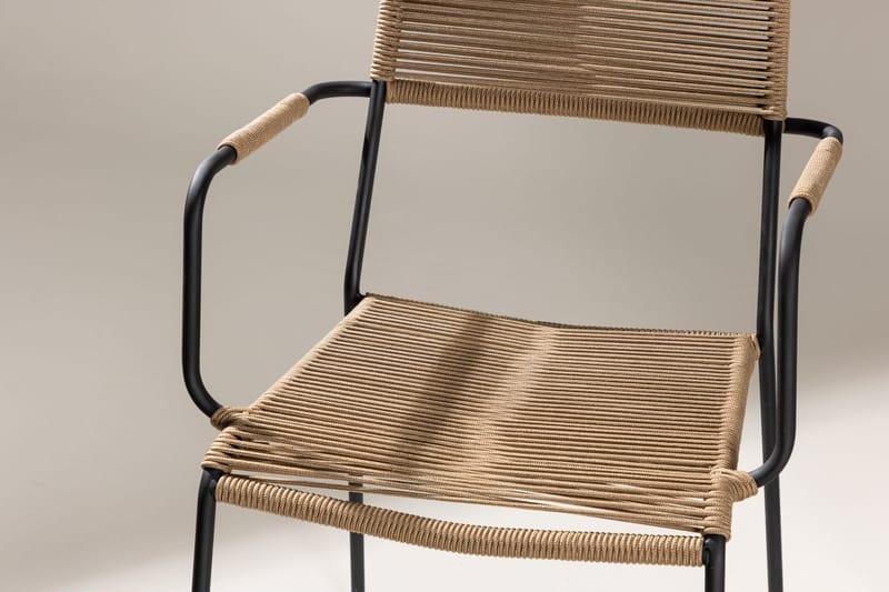 Lindos lenestol utendørs - Brun - Hagemøbler & utemiljø - Balkong & terrasse - Balkongmøbler - Balkongstoler