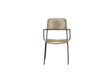 Lindos lenestol utendørs - Brun - Hagemøbler & utemiljø - Balkong & terrasse - Balkongmøbler - Balkongstoler