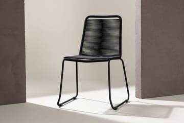 Lindos spisestol utendørs - Svart - Hagemøbler & utemiljø - Balkong & terrasse - Balkongmøbler - Balkongstoler