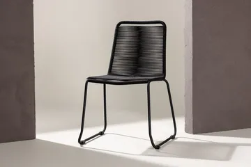 Lindos spisestol utendørs - Svart - Hagemøbler & utemiljø - Balkong & terrasse - Balkongmøbler - Balkongstoler