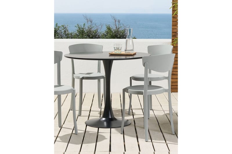 Maple Creek Spisestol Utendørs - Lysegrå - Hagemøbler & utemiljø - Balkong & terrasse - Balkongmøbler - Balkongstoler