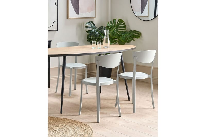 Maple Creek Spisestol Utendørs - Lysegrå - Hagemøbler & utemiljø - Balkong & terrasse - Balkongmøbler - Balkongstoler