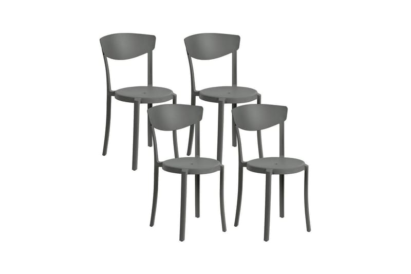 Maple Creek Spisestol Utendørs - Mørk Grå - Hagemøbler & utemiljø - Balkong & terrasse - Balkongmøbler - Balkongstoler