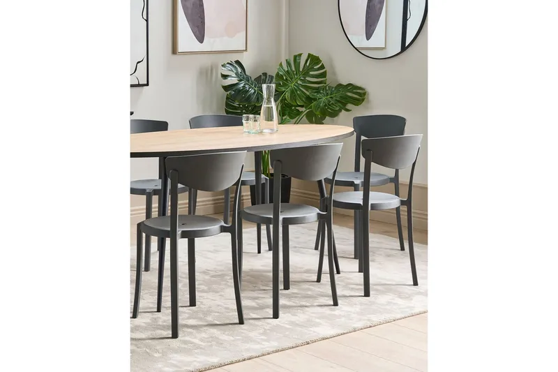 Maple Creek Spisestol Utendørs - Mørk Grå - Hagemøbler & utemiljø - Balkong & terrasse - Balkongmøbler - Balkongstoler