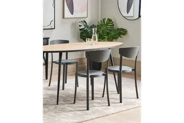 Maple Creek Spisestol Utendørs - Mørk Grå - Hagemøbler & utemiljø - Balkong & terrasse - Balkongmøbler - Balkongstoler