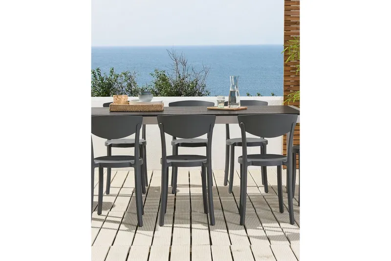 Maple Creek Spisestol Utendørs - Mørk Grå - Hagemøbler & utemiljø - Balkong & terrasse - Balkongmøbler - Balkongstoler