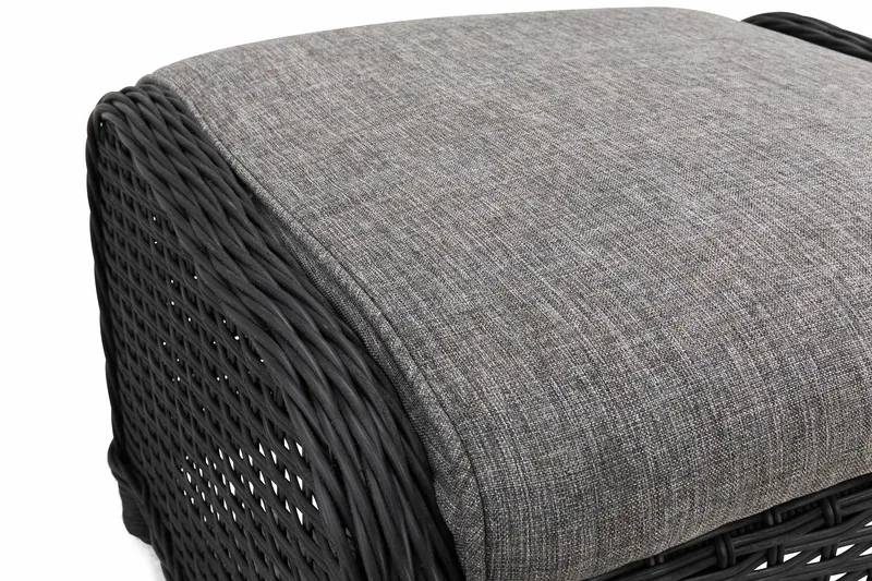 Marcus Fotskammel til Ørelappstol - Svart - Hagemøbler & utemiljø - Balkong & terrasse - Balkongmøbler - Balkongstoler