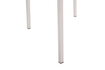 Matstol Beliani Grosseto set om 6 Sandbeige/silver/ljust trä Black||Silver - Hagemøbler & utemiljø - Balkong & terrasse - Balkongmøbler - Balkongstoler