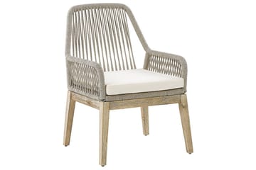 Matstol Beliani Olbia set om 2 Cream white - Hagemøbler & utemiljø - Balkong & terrasse - Balkongmøbler - Balkongstoler